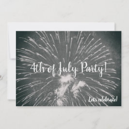 Invitación Fuegos artificiales 4 de julio