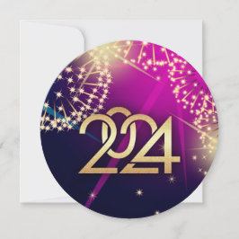 Invitación Fuegos artificiales de Año Nuevo 2024