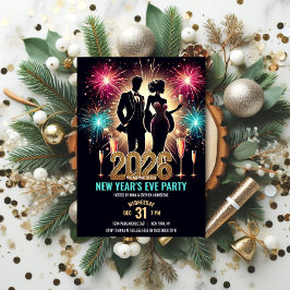 Invitación Fuegos artificiales de Año Nuevo 2026