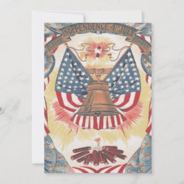 Invitación Fuegos artificiales de la Campana de la Libertad d