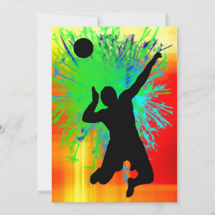 Invitación Fuegos artificiales del Volley Ball Service