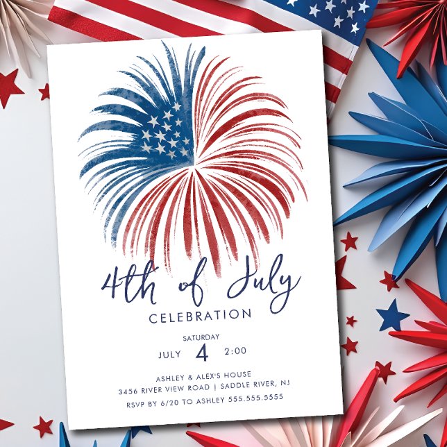 Invitación Fuegos artificiales Extravaganza 4 de julio (Subido por el creador)