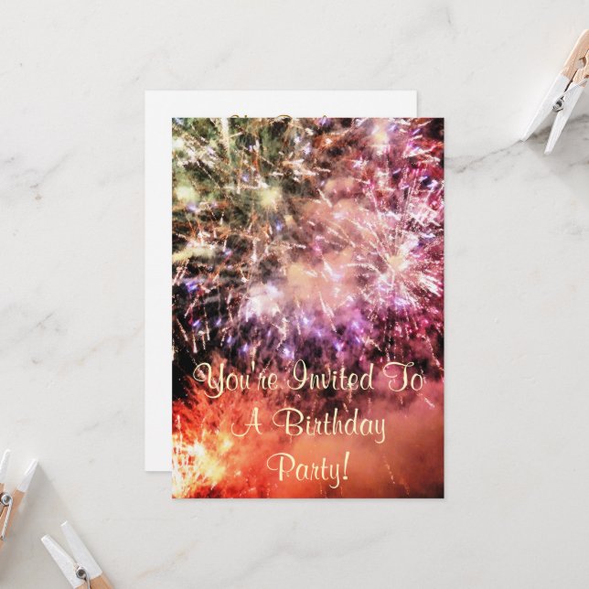 INVITACIÓN FUEGOS DE FUEGO (Anverso/Reverso In Situ)