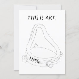 Invitación Fuente de Marcel Duchamp R.Mutt 1917