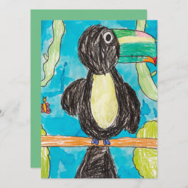 Invitación Fuentes hechas a mano del fiesta del arte