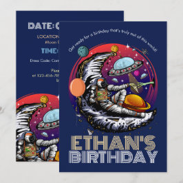 Invitación Fuera de este cumpleaños mundial