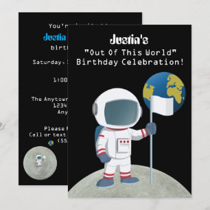 Invitación Fuera de este partido mundial de cumpleaños de ast