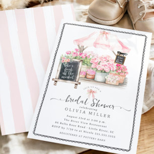 Invitación Fuera del mercado, ducha de novias