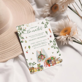 Invitación Fuera del mercado | Ducha de novias en el mercado