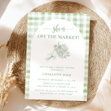 Fuera del mercado, ducha de novias en el mercado