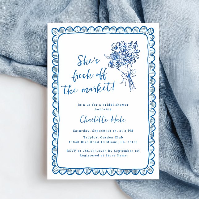 Invitación Fuera del mercado, la ducha de novias se derramó (Subido por el creador)