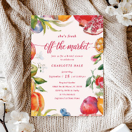 Invitación Fuera del mercado, los agricultores venden duchas 