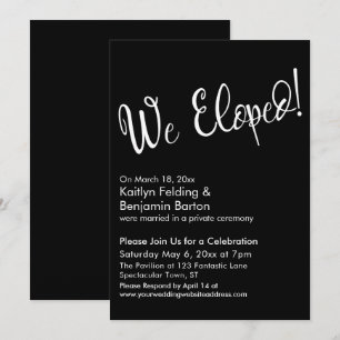 Invitación ¡Fuimos Elopos! Celebración del Black Modern Post