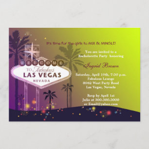 Invitación Fun Bachelorette de Las Vegas