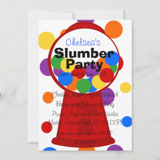 Invitación Fun Gumball Machine