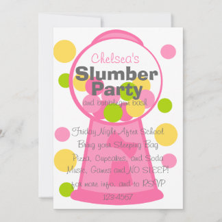 Invitación Fun Gumball Machine