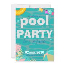 Fun Neon Glow Blue Green Pool Fiestas Boys Cumplea