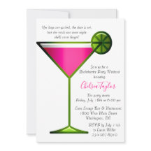 Fun Pink Martini Coctail Hour Bachelorette
