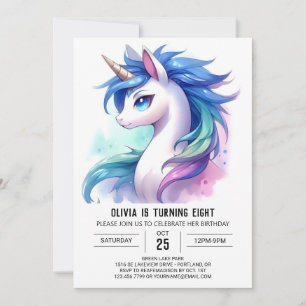 Invitación Fun Printable Horse Cumpleaños