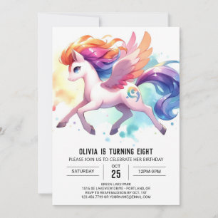 Invitación Fun Printable Horse Cumpleaños