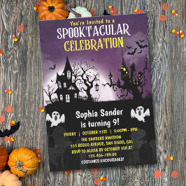 Invitación Fun Spooktacular Birthday KIds Halloween