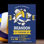 Invitación Fun Volleyball Kids Birthday<br><div class="desc">Have fun with our volleyball themed birthday design! Perfect for your little athlete, this vibrant invitation features a lively illustration of a volleyball, setting the stage for an exciting celebration. Ideal for boys and girls who love to play, this design promises a party full of energy, fun and lots of...</div>