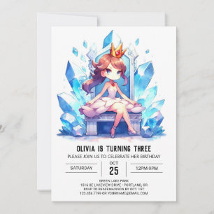 Invitación Fun Whimsical Princess Birthday