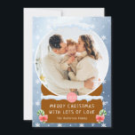 Invitación Fun Winter Merry Christmas Snow Globe Photo Card<br><div class="desc">Utilice nuestra tarjeta de fotos de invierno divertida, Feliz Navidad, Globe, para desear a sus amigos y familiares una Feliz Navidad. (1) Esto es sencillo para el Personalizar, simplemente agregue su imagen y cambie el texto. Para obtener los mejores resultados, recortar la imagen en una forma cuadrada antes de subirla...</div>