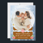 Invitación Fun Winter Merry Christmas Snow Globe Photo Card<br><div class="desc">Utilice nuestra tarjeta de fotos de invierno divertida, Feliz Navidad, Globe, para desear a sus amigos y familiares una Feliz Navidad. (1) Esto es sencillo para el Personalizar, simplemente agregue su imagen y cambie el texto. Para obtener los mejores resultados, recortar la imagen en una forma cuadrada antes de subirla...</div>