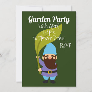 Invitación Función de fiesta de jardín de jardín