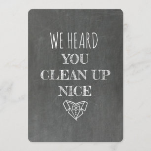 Invitación FUNCIONARIO   Propuesta divertida de Chalkboard