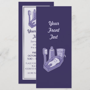 Invitación Funeral dental