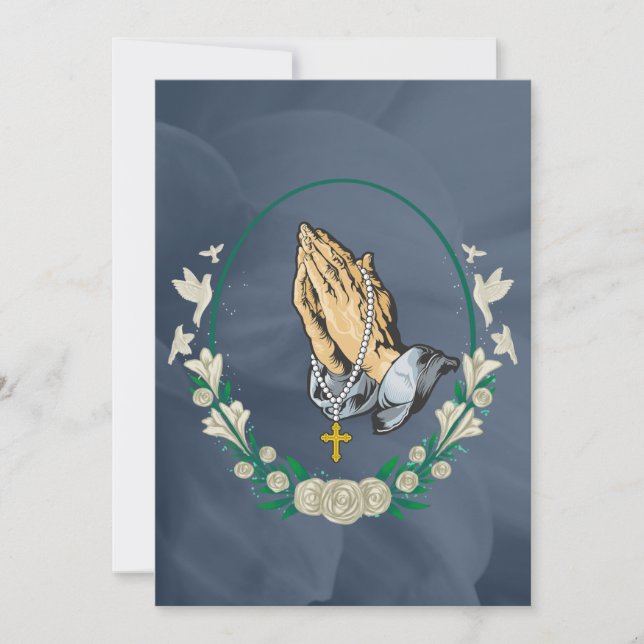 Invitación funeraria (Anverso)