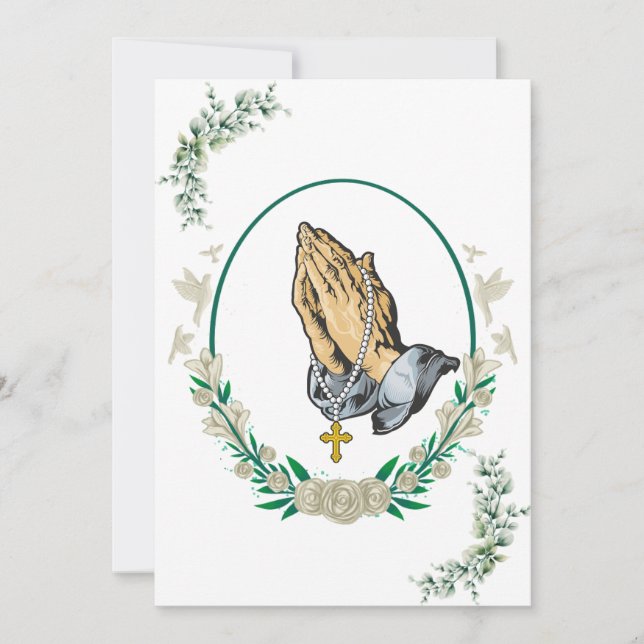 Invitación funeraria (Anverso)