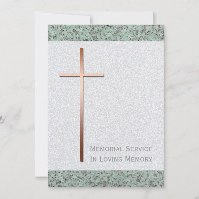 Invitación funeraria de la Cruz de Cobre 2 (Anverso)