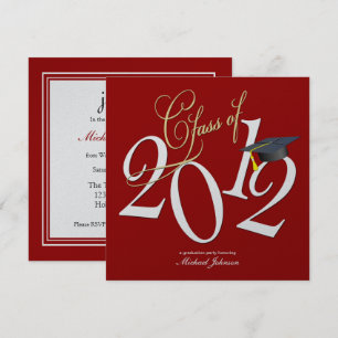 Invitación FunkyClass de 2012 (plata roja/metálica)
