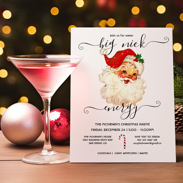 Invitación Funny Big Nick Navidades Fiesta (Subido por el creador)