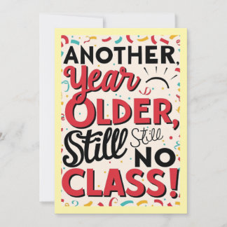 Invitación Funny Birthday Card