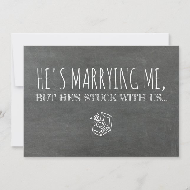 Invitación Funny Bridesmaid / Propuesta de doncella de honor (Anverso)