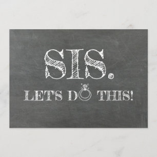 Invitación Funny Bridesmaid / Propuesta de doncella de honor