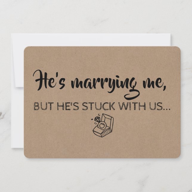 Invitación Funny Bridesmaid / Propuesta de doncella de honor (Anverso)