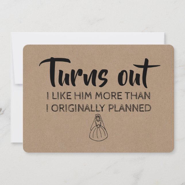 Invitación Funny Bridesmaid / Propuesta de doncella de honor (Anverso)