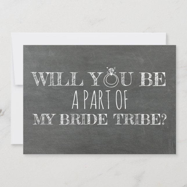 Invitación Funny Bridesmaid / Propuesta de doncella de honor (Anverso)