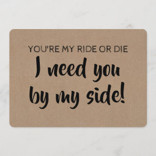 Invitación Funny Bridesmaid / Propuesta de doncella de honor