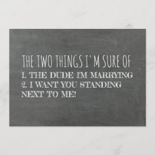 Invitación Funny Bridesmaid / Propuesta de doncella de honor