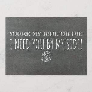 Invitación Funny Bridesmaid / Propuesta de doncella de honor