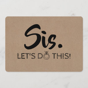 Invitación Funny Bridesmaid / Propuesta de doncella de honor