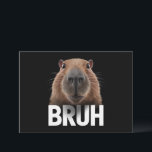 Invitación Funny Capybara Bruh<br><div class="desc">Funny Capybara Bruh</div>