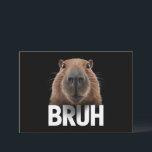 Invitación Funny Capybara Bruh<br><div class="desc">Funny Capybara Bruh</div>