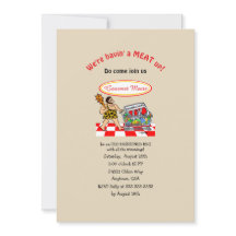 Funny Caveman Old Fashion MEAT Up BBQ